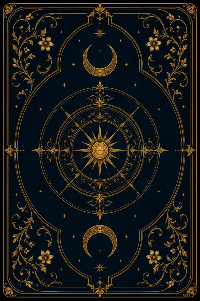 Tarot card back